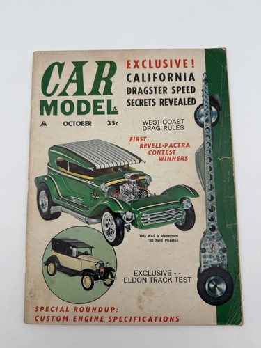1963 car model magazine - model,