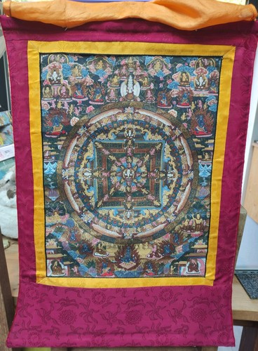 Tibetan mandala thangka - mandala,
