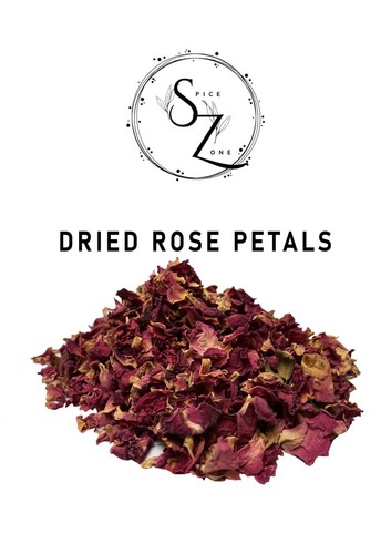 Rose petals dried - dried, edible
