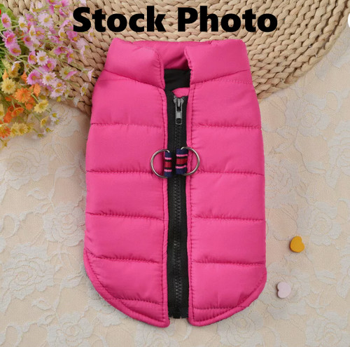 Dog coat jacket - pink,, brand