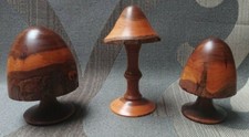 Set hand turned wooden - set, 3