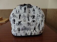 MAW BROON'S KITCHEN OFFICIAL BROONS BLACK & WHITE CARTOON PRINT TEA COSY - RARE