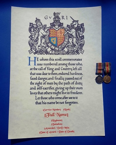Roll honour wwi ww1 - roll, |