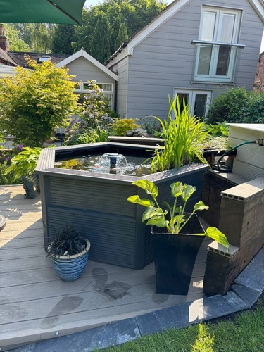 Raised garden pond - raised,