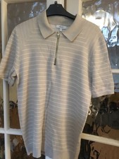 mens reiss knitted striped
