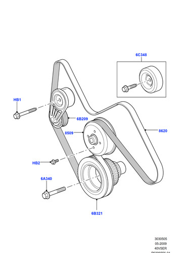 Land rover pulley discovery - land,