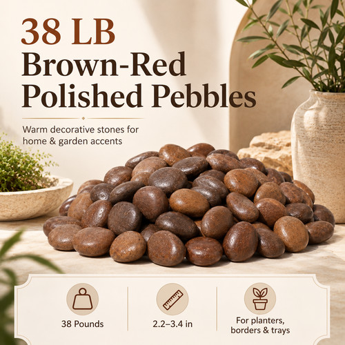 38lbs large brown - 38lbs, rocks