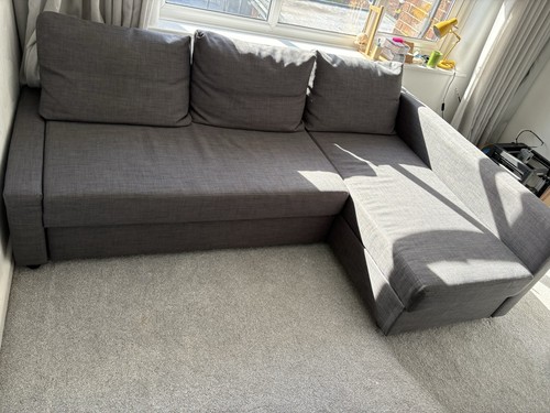 Ikea friheten dark grey corner - grey,