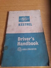 RILEY Kestrel Car Driver's Manual Handbook 1965