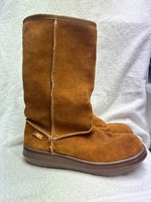ROCKET DOG Women Boot Sugar Daddy Tan Suede Pull On In Autumn Winter UK 6 CG F18
