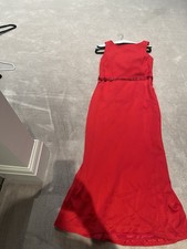 Red Coast Satin Dress with
