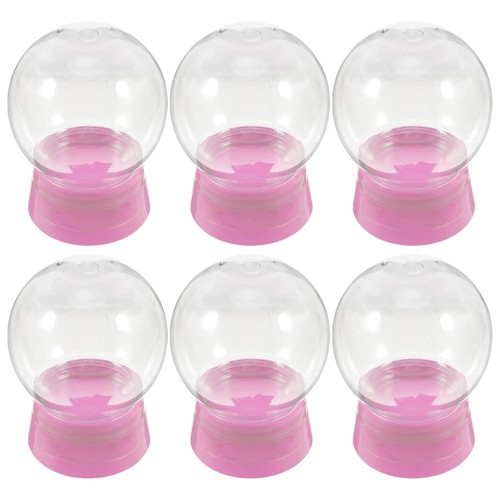 6pcs plastic snow - plastic, globe