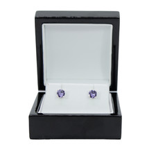 White gold finish Round Cut