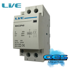 CONTACTOR 40 AMP 2 POLE AC