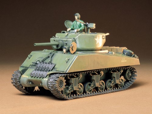 Tamiya model kit m4a3e2 - model, u.s.