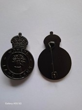 Womens Land Army badge  dark bronze finish