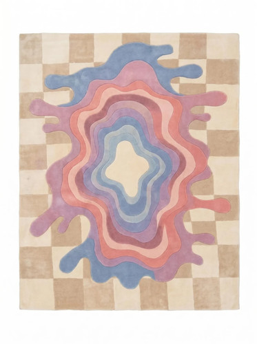 Modern abstract hand tufted - abstract,