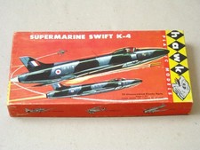 Hawk 1:72 model aircraft kit 607-50: Supermarine Swift K-4 [F.Mk.4]
