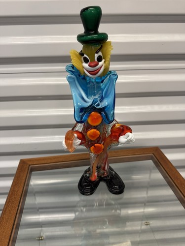 Murano large 30cm clown - clown, with