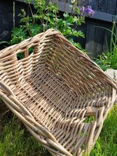 Large Square Wicker Rattan Basket Woven Brown Storage Crafts Flowers display