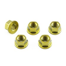 Titanium Sprocket Nuts M12 x5