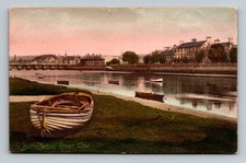 POSTCARD Barnstaple, River