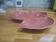 Carlton Ware rust Ceramic Leaf