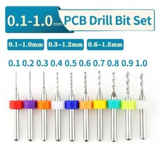 10Pcs Carbide Micro Drill Bits