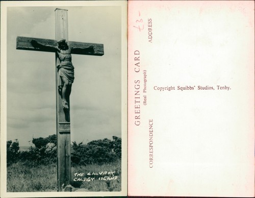 Caldey island real photo - island,