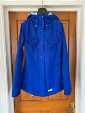 Nike 6.0 Ladies Royal Blue Winter Sports Jacket Size M Hooded Snowboarding Ski