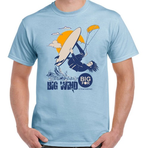 Kitesurfing shirt big - t-shirt,