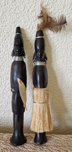African wooden carved - man, &