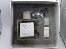 All Saints METAL WAVE Set 100ml EDP Spray + 15ml EDP Spray Contents New/Box Damg