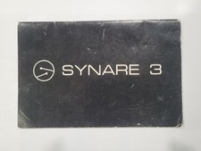 Original Synare 3 Instruction