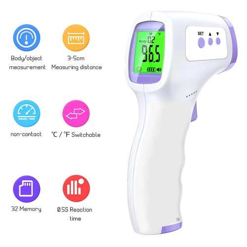 Forehead digital thermometer - forehead,