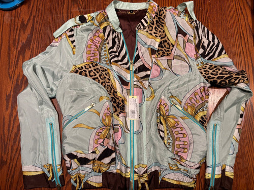 Roberto cavalli silk jacket - cavalli,
