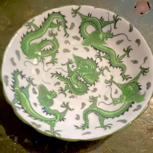 Tuscan china green dragon - green,
