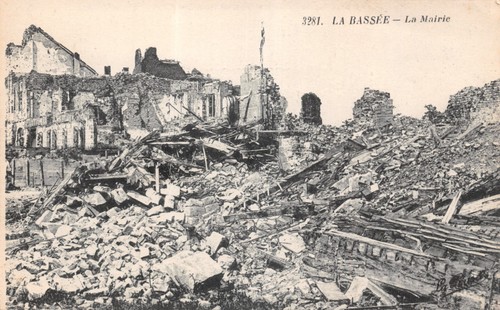 World war france ruins - world,