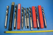 Morse Taper 2 MT2 Metric Drill Bits x 8. 13.5mm to 19.5mm Dormer Guhring Osborn