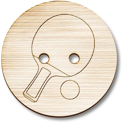 Table tennis outline wooden - tennis, outline'