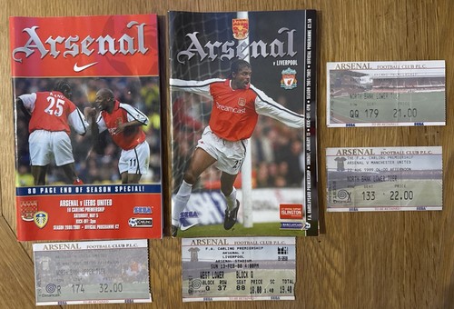 Arsenal highbury programmes - arsenal,