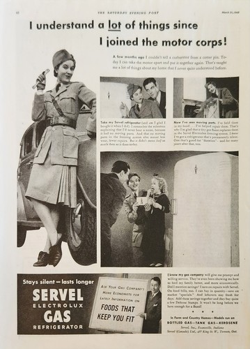 1942 servel electrolux gas - 1942,