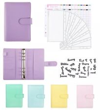 A6 Budget Binder Money Saving Wallet Notebook Planner Cash Organiser Envelopes