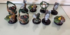 10 Vintage Country Bird Figurines by Andy Pearce Resin Eaglemoss 2002-2003