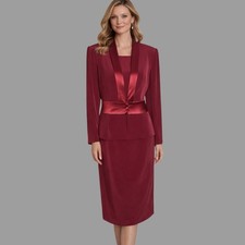 Sarah Danielle Burgundy Dress
