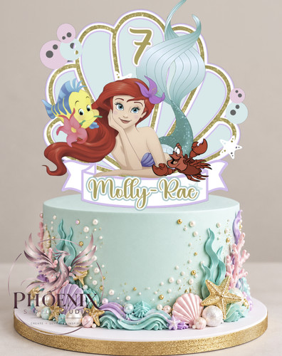 Ariel personalised custom cake - personalised,
