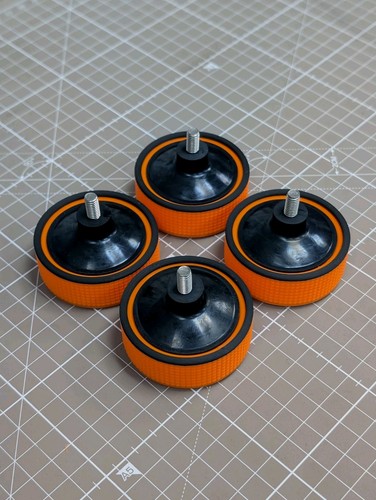 Custom orange turntable - orange,