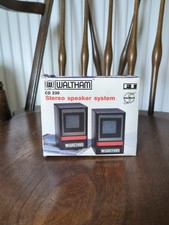 Waltham Stereo Speaker System Retro Vintage CD230