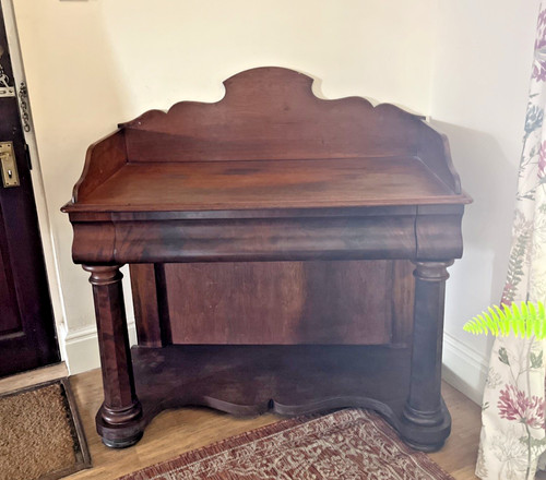 Solid wood antique washstand - solid,
