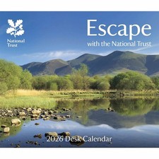 National Trust Escape 2026 365 Page Desk Calendar NEW